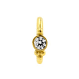 Zirconia Belly Ring Clicker - Vintage Dots