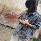 Leopard Jeans Vest