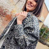 Leopard Jeans Vest