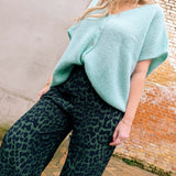 Lexie leopard pants